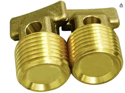 1,27 cm NPT NICK Solid mosiężne wtyczka spustowe do zastosowań morskich